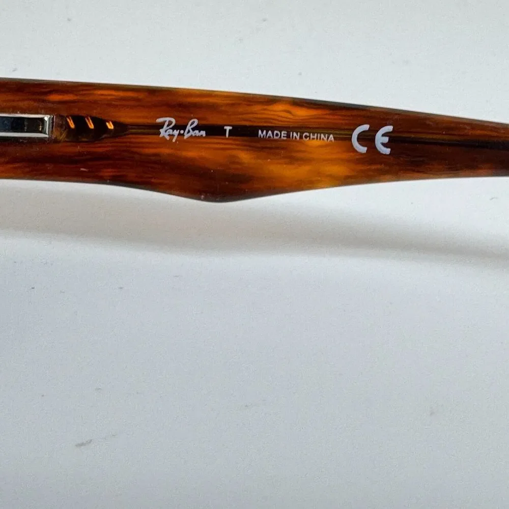 Ray Ban‎ Eyeglasses Frames Only RB 5254 2144 52-18-145, Brown Striped H15224